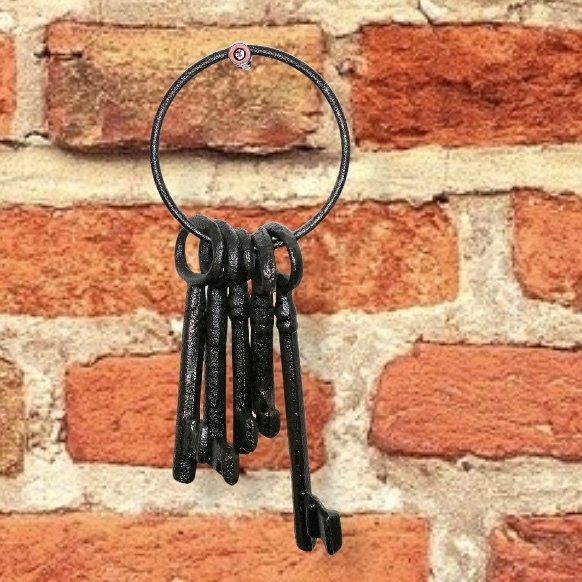 5 Schlüssel antique schwarz